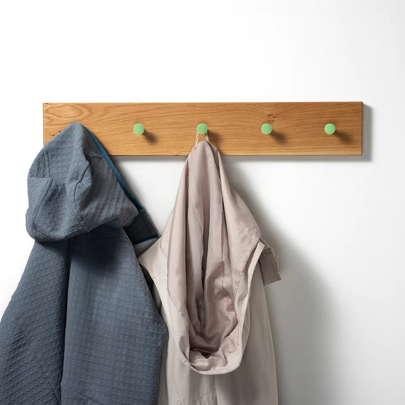 Kindergarderobe Holz Eiche/Nussbaum