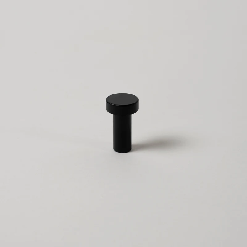 Garderobenhaken Schwarz Metall (Ersatzhaken)
